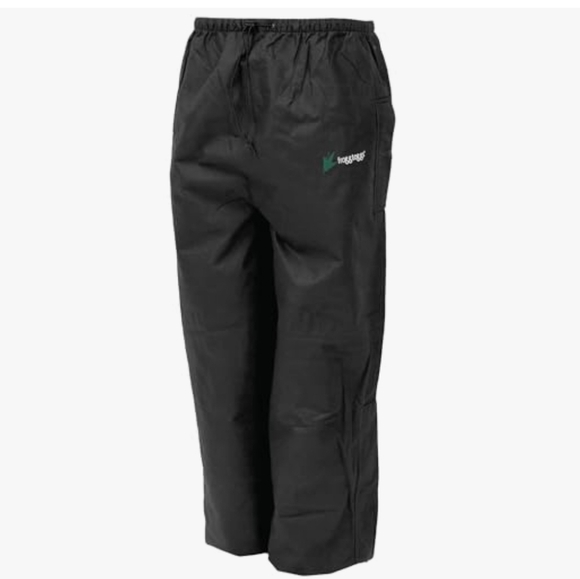 Frogg Toggs Men's Black Rain Pants - Picture 1 of 12